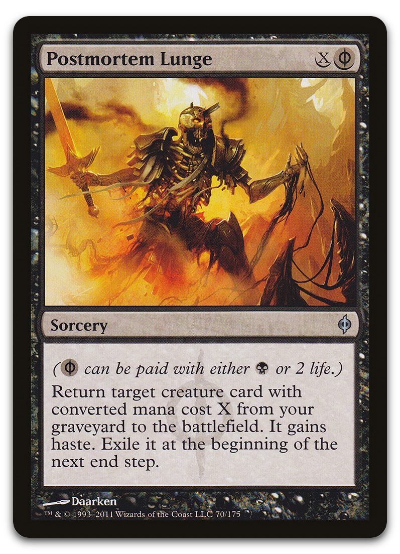 Postmortem Lunge (New Phyrexia)