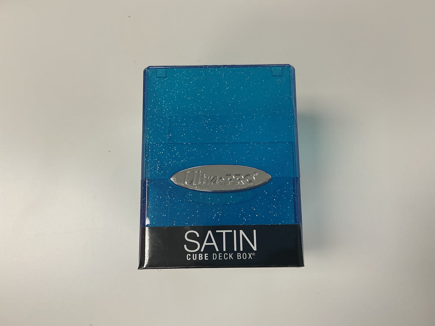 UltraPro Satin Cube Deck Box (Glitter Blue)