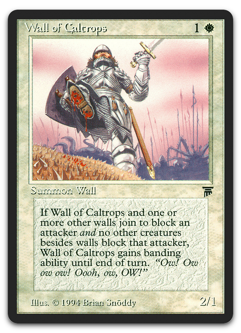 Wall of Caltrops (Legends)