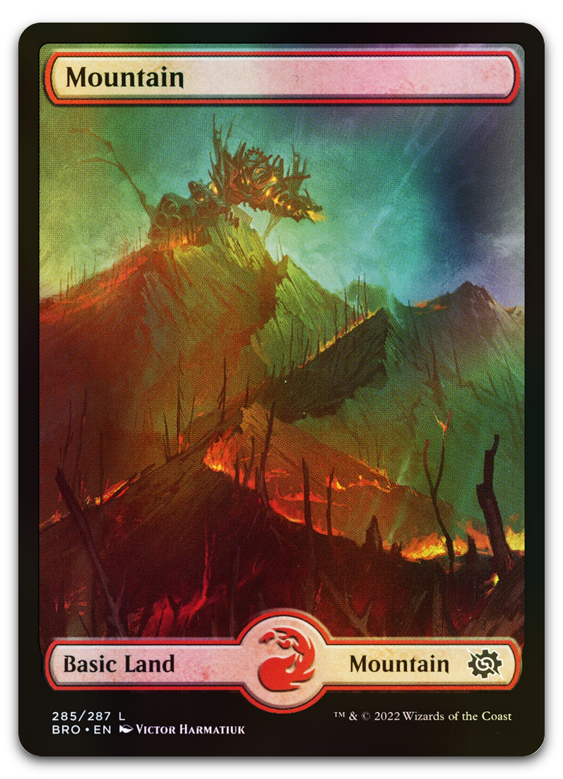 Mountain (285) - Full Art (The Brothers' War)