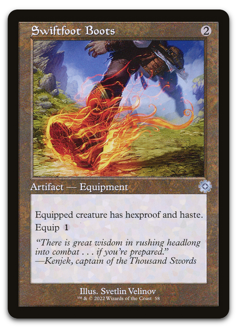 Swiftfoot Boots (The Brothers' War: Retro Frame Artifacts)