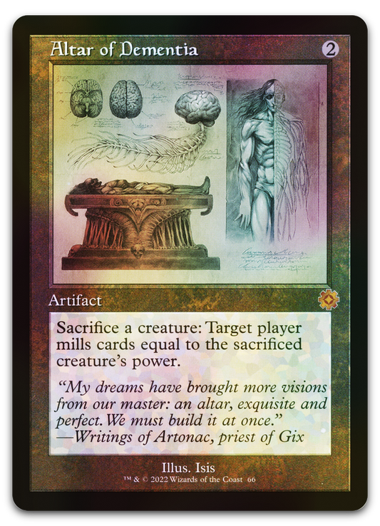Altar of Dementia (Schematic) (The Brothers' War: Retro Frame Artifacts)