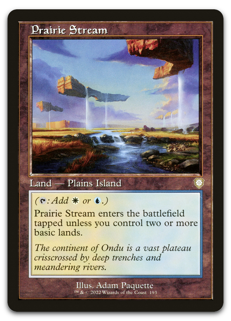 Prairie Stream (Retro Frame) (Commander: The Brothers' War)