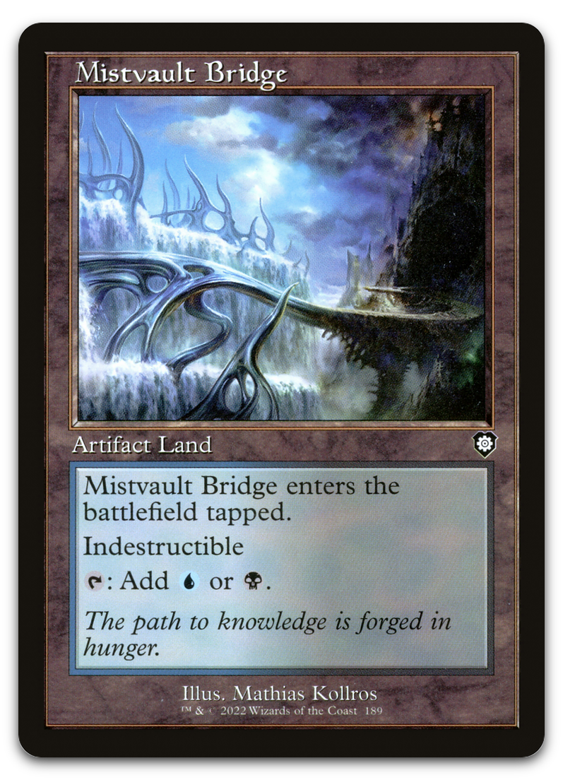 Mistvault Bridge (Retro Frame) (Commander: The Brothers' War)