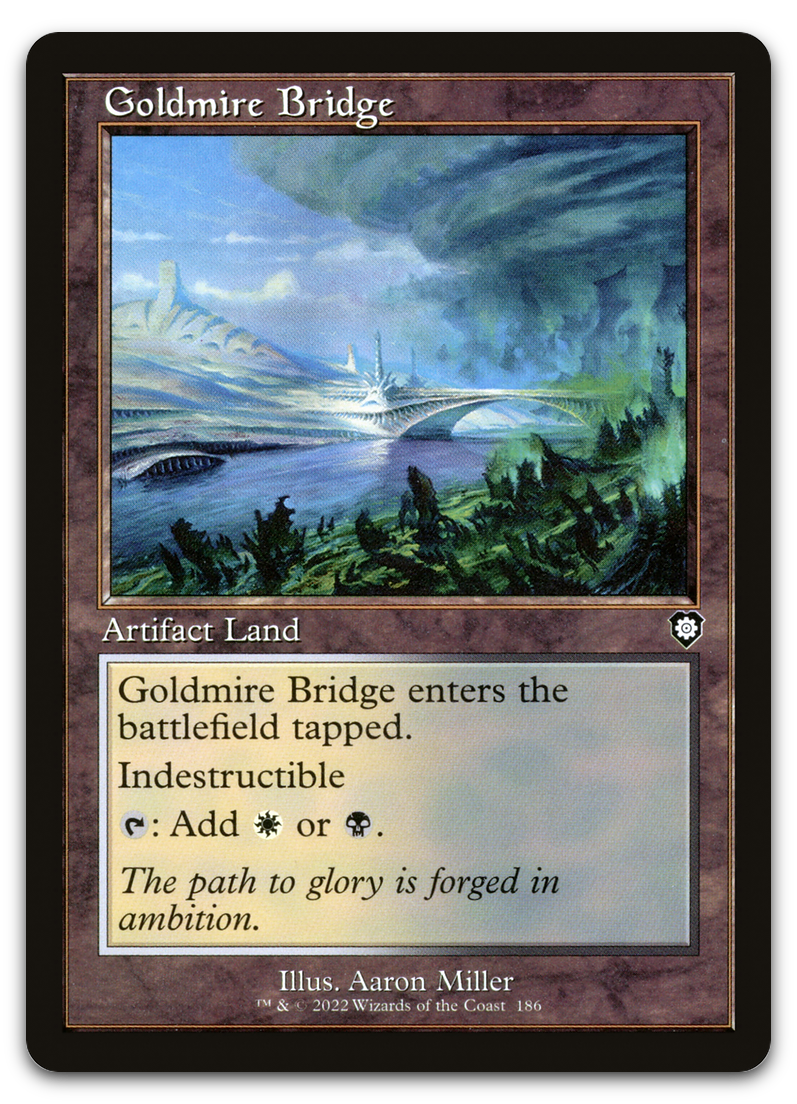 Goldmire Bridge (Retro Frame) (Commander: The Brothers' War)