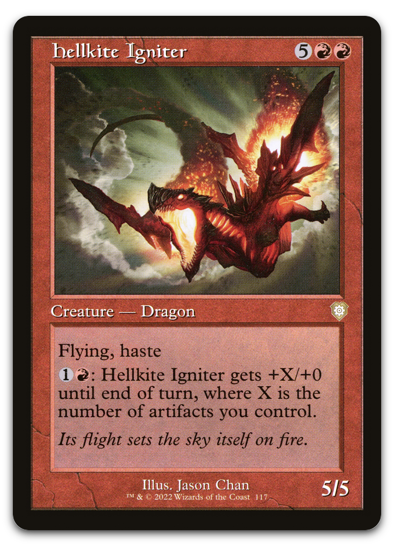 Hellkite Igniter (Retro Frame) (Commander: The Brothers' War)
