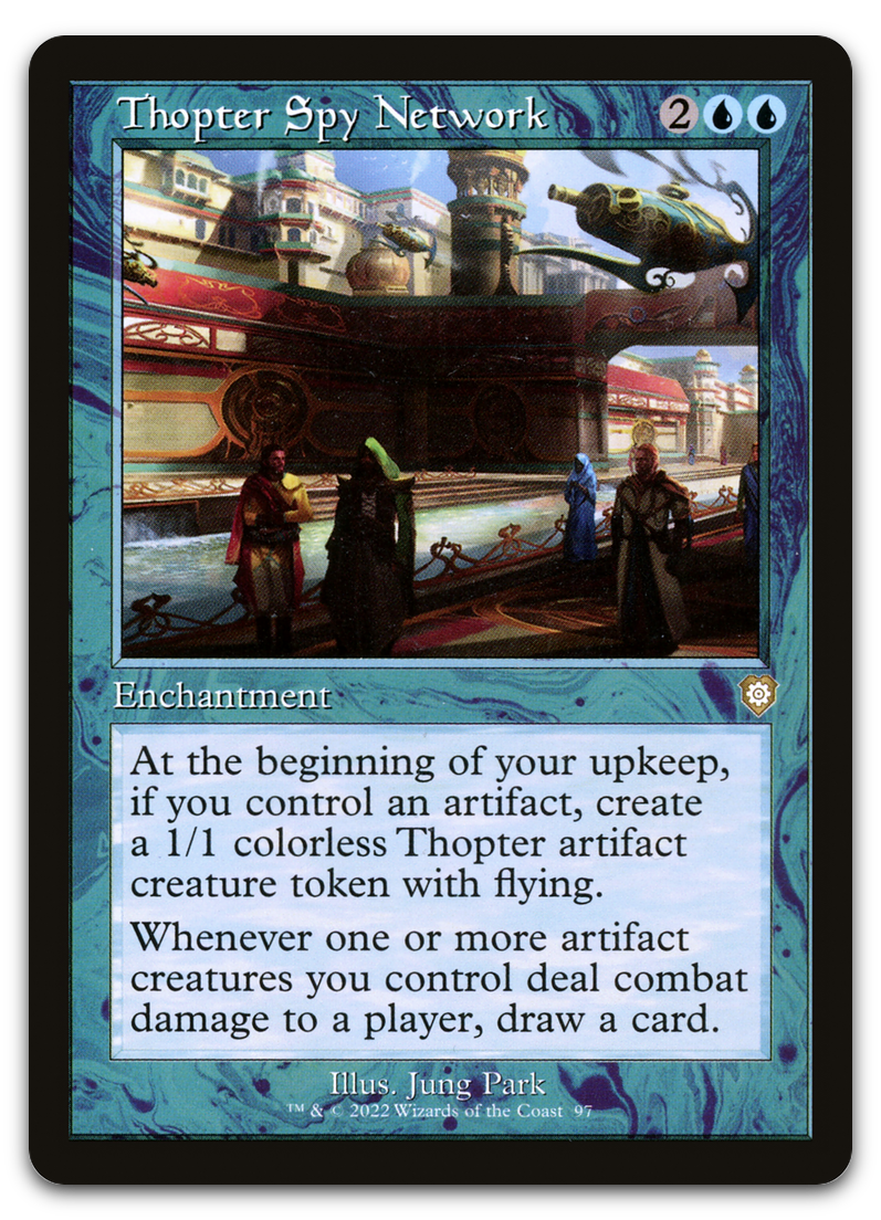 Thopter Spy Network (Retro Frame) (Commander: The Brothers' War)