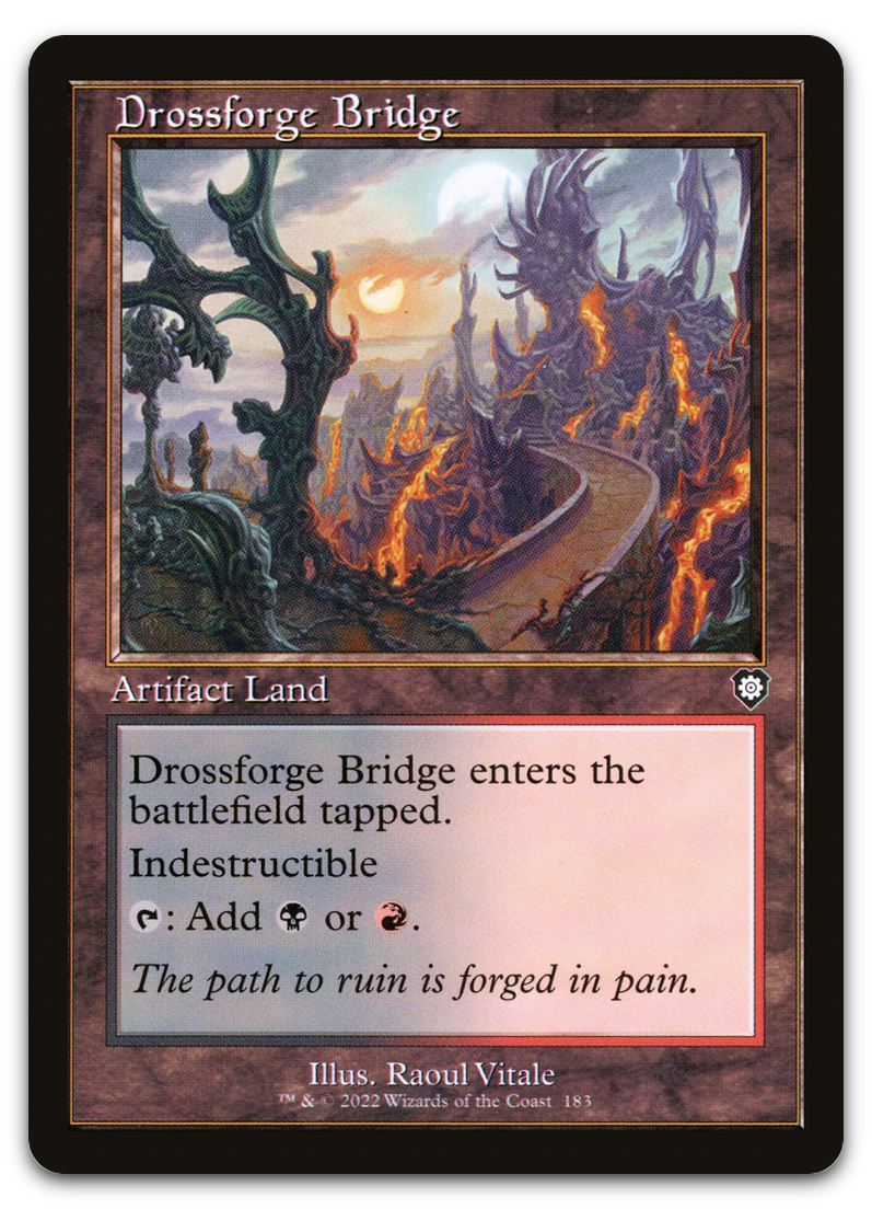 Drossforge Bridge (Retro Frame) (Commander: The Brothers' War)