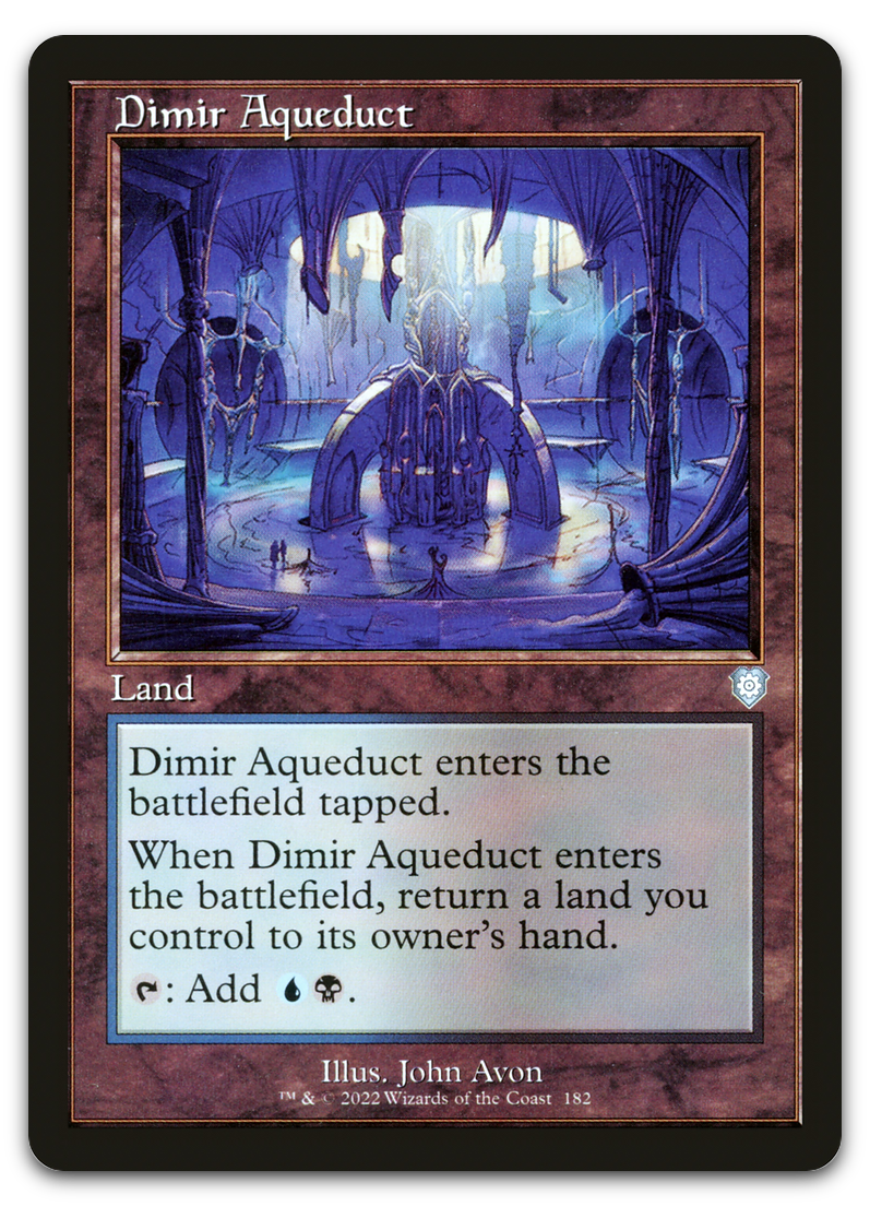 Dimir Aqueduct (Retro Frame) (Commander: The Brothers' War)