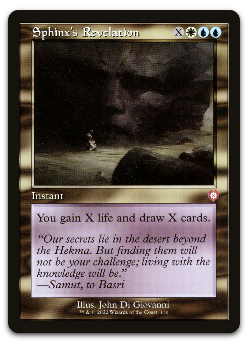 Sphinx's Revelation (Retro Frame) (Commander: The Brothers' War)