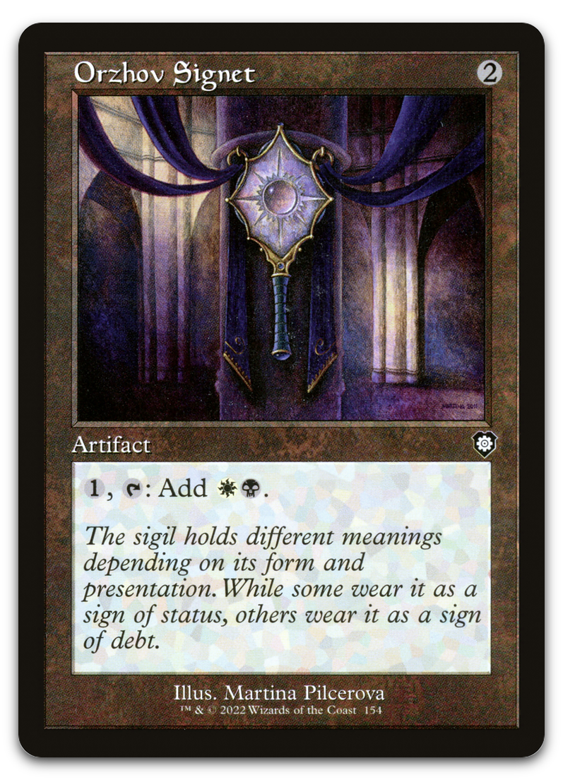 Orzhov Signet (Retro Frame) (Commander: The Brothers' War)
