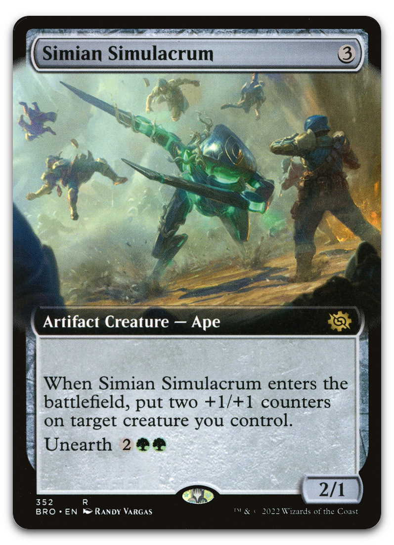 Simian Simulacrum (Extended Art) (The Brothers' War)
