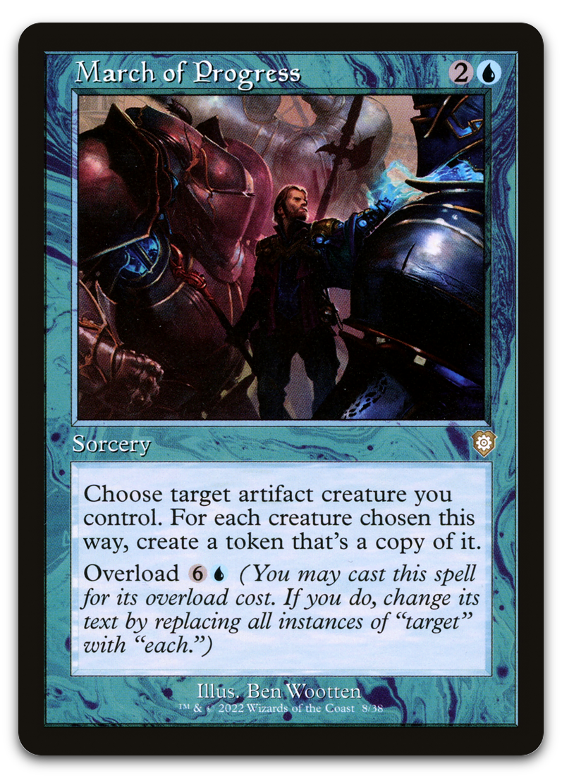 March of Progress (Retro Frame) (Commander: The Brothers' War)