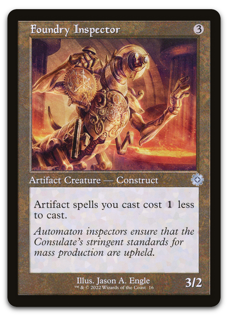 Foundry Inspector (The Brothers' War: Retro Frame Artifacts)