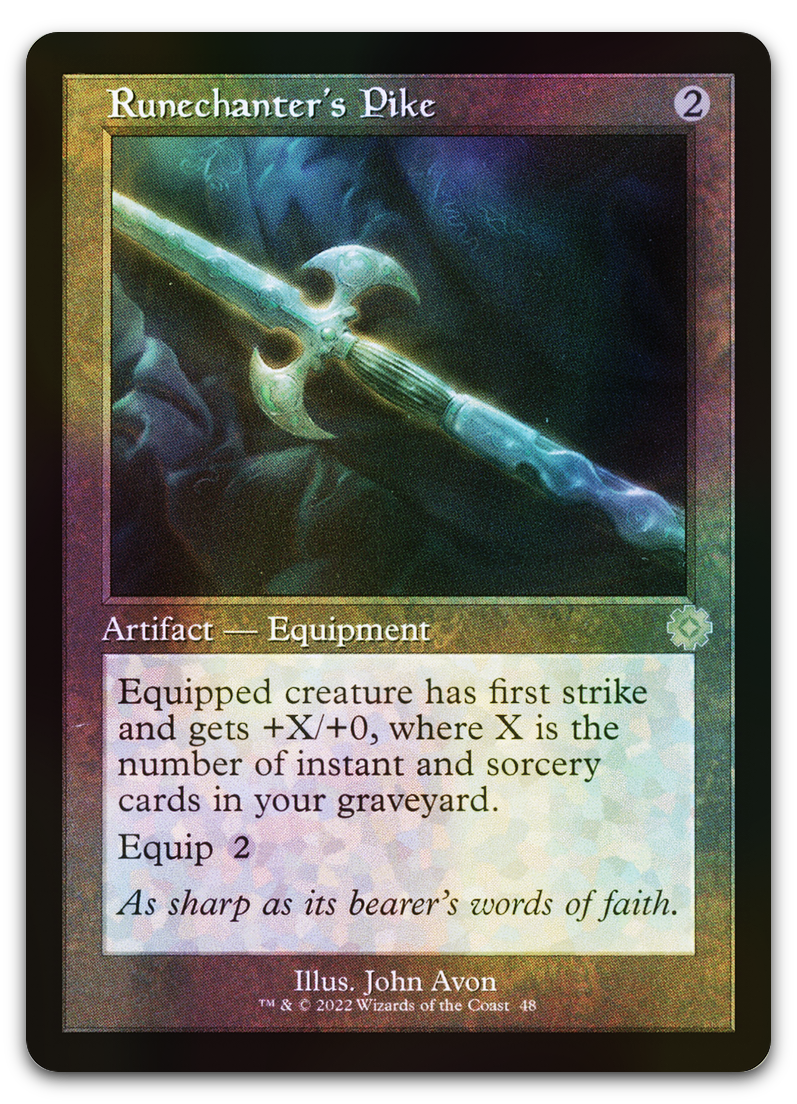 Runechanter's Pike (The Brothers' War: Retro Frame Artifacts)
