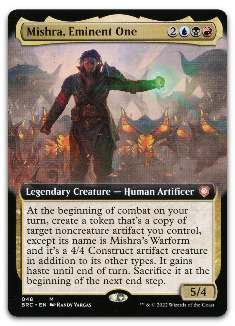 Mishra, Eminent One (Extended Art) (Commander: The Brothers' War)