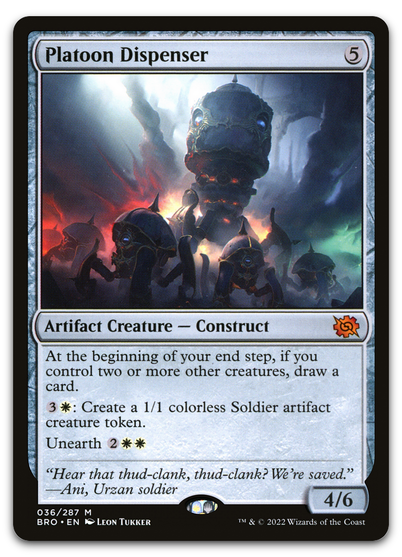 Platoon Dispenser (The Brothers' War)