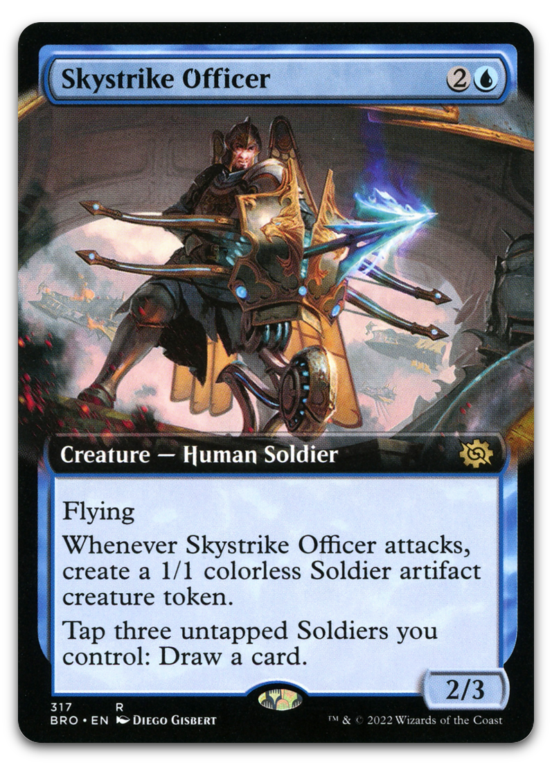 Skystrike Officer (Extended Art) (The Brothers' War)