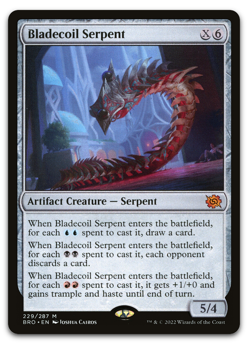 Bladecoil Serpent (The Brothers' War)