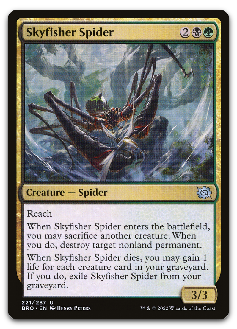 Skyfisher Spider (The Brothers' War)