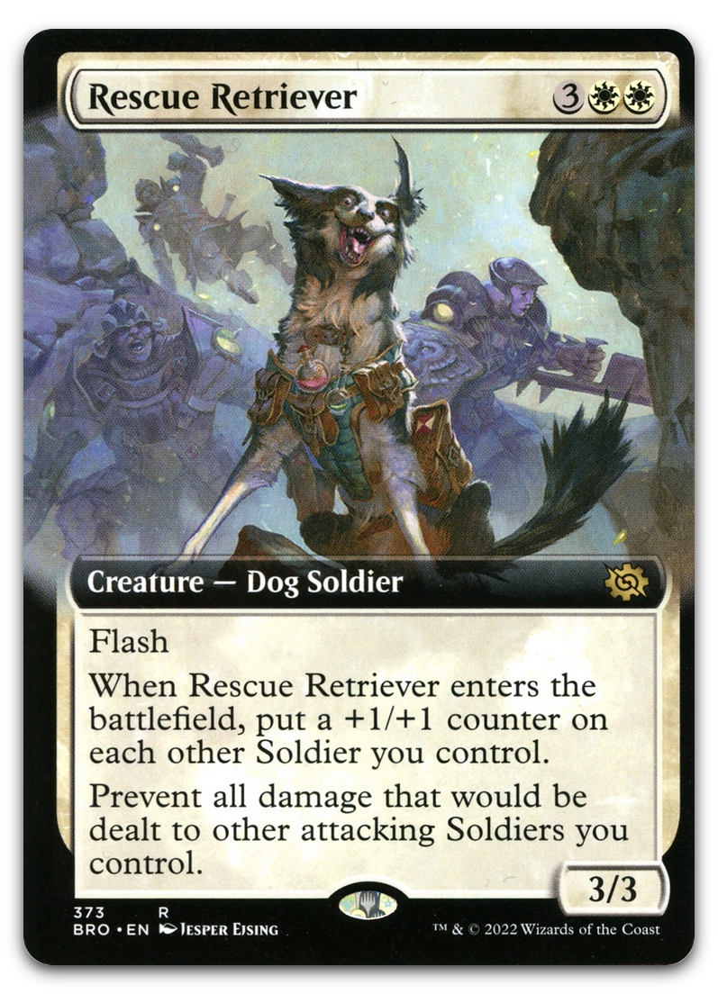 Rescue Retriever (Extended Art) (The Brothers' War)