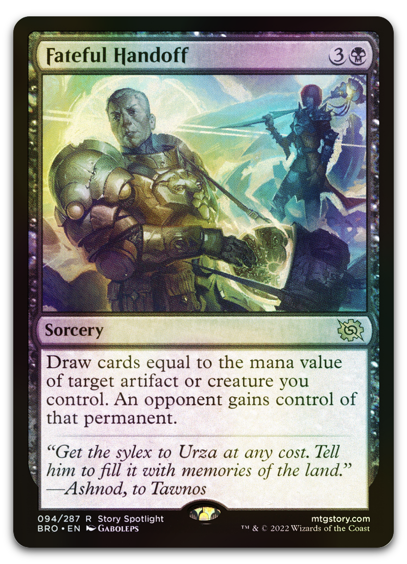 Fateful Handoff (The Brothers' War)