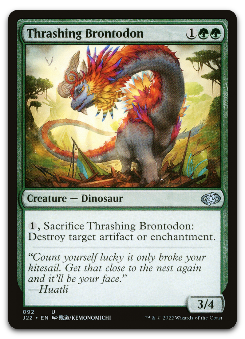 Thrashing Brontodon (Jumpstart 2022)