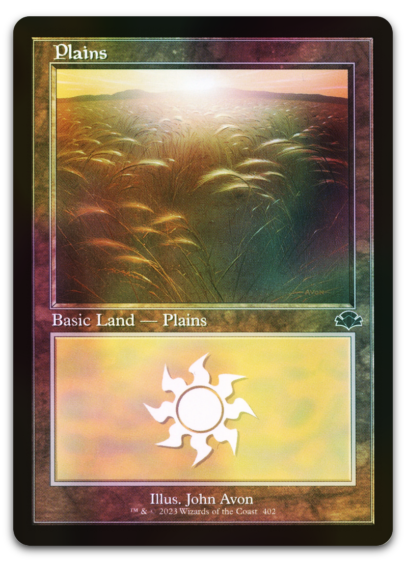 Plains (402) (Retro Frame) (Dominaria Remastered)