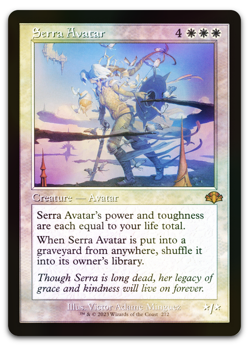 Serra Avatar (Retro Frame) (Dominaria Remastered)