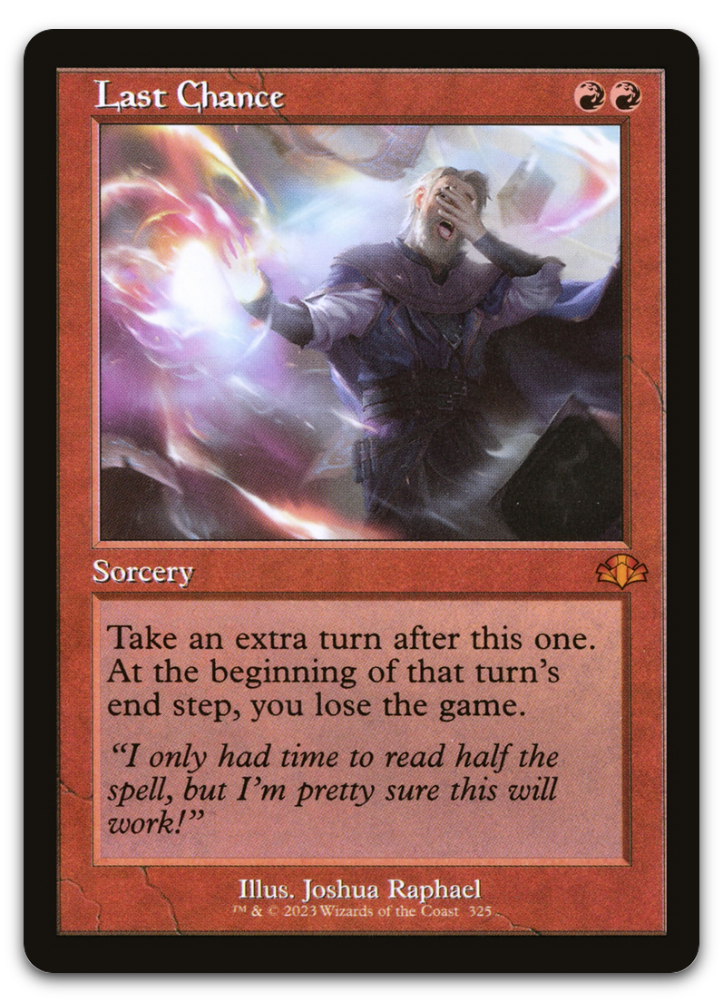 Last Chance (Retro Frame) (Dominaria Remastered)