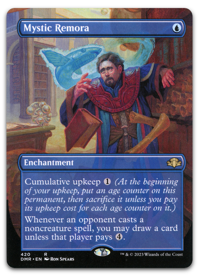 Mystic Remora (Borderless) (Dominaria Remastered)