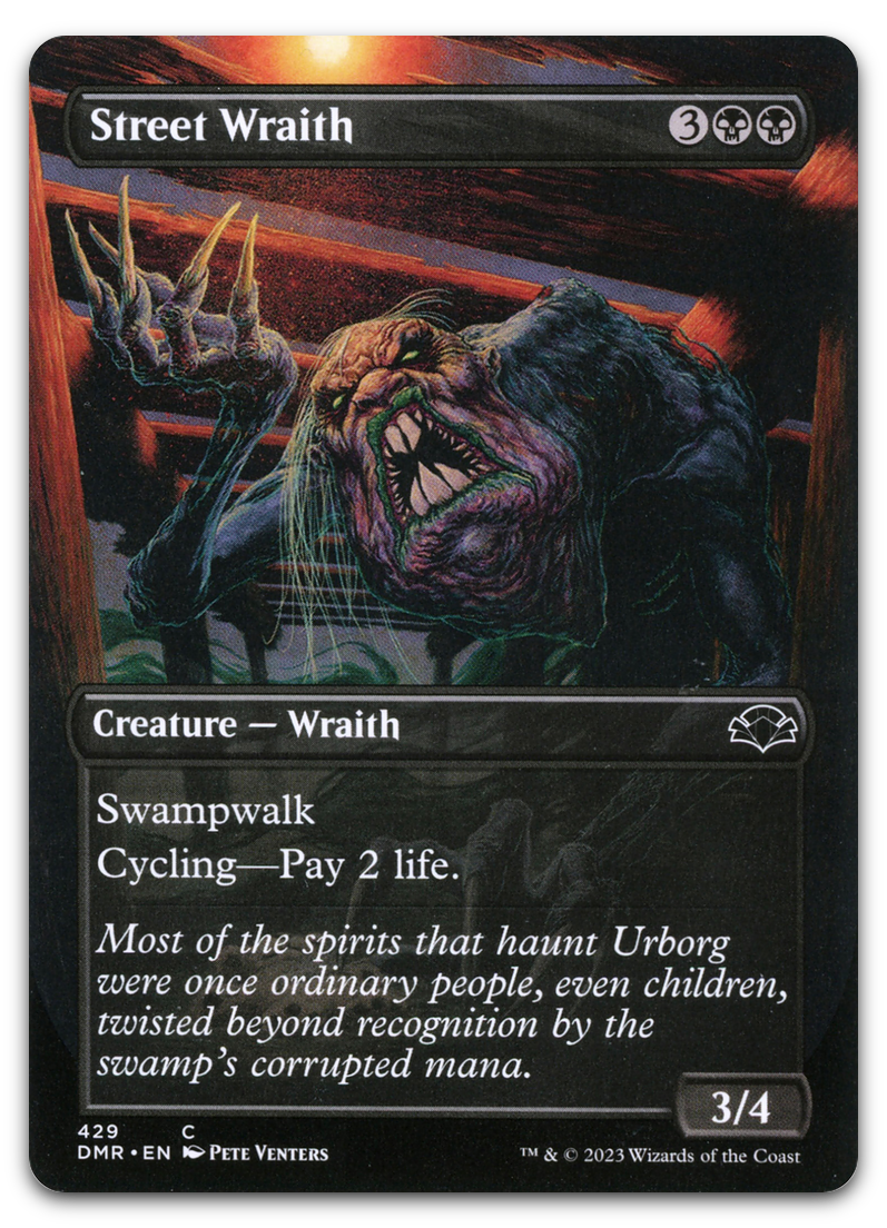 Street Wraith (Borderless) (Dominaria Remastered)