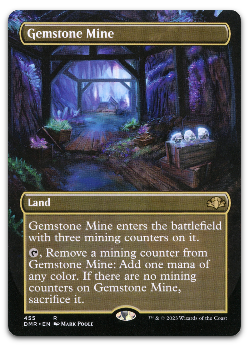 Gemstone Mine (Borderless) (Dominaria Remastered)