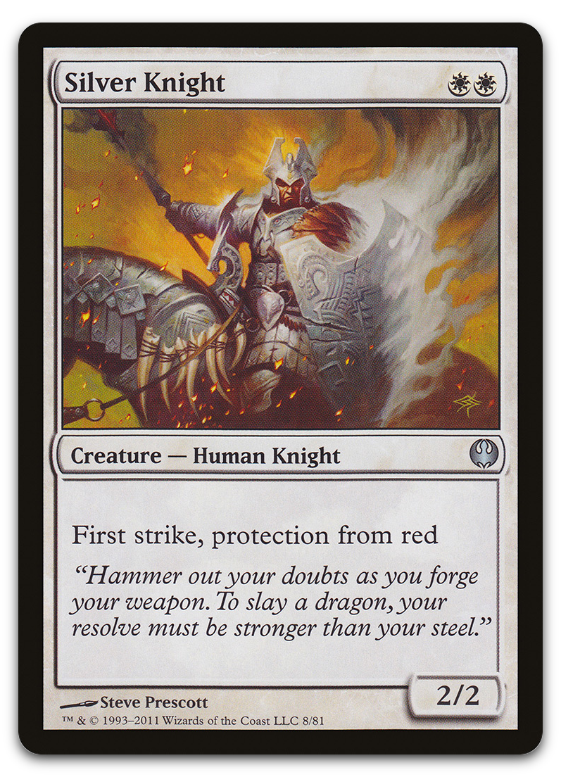 Silver Knight (Duel Decks: Knights vs. Dragons)