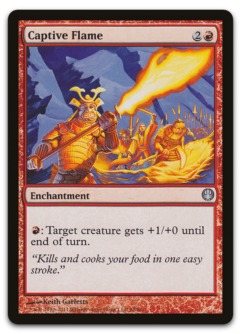 Captive Flame (Duel Decks: Knights vs. Dragons)