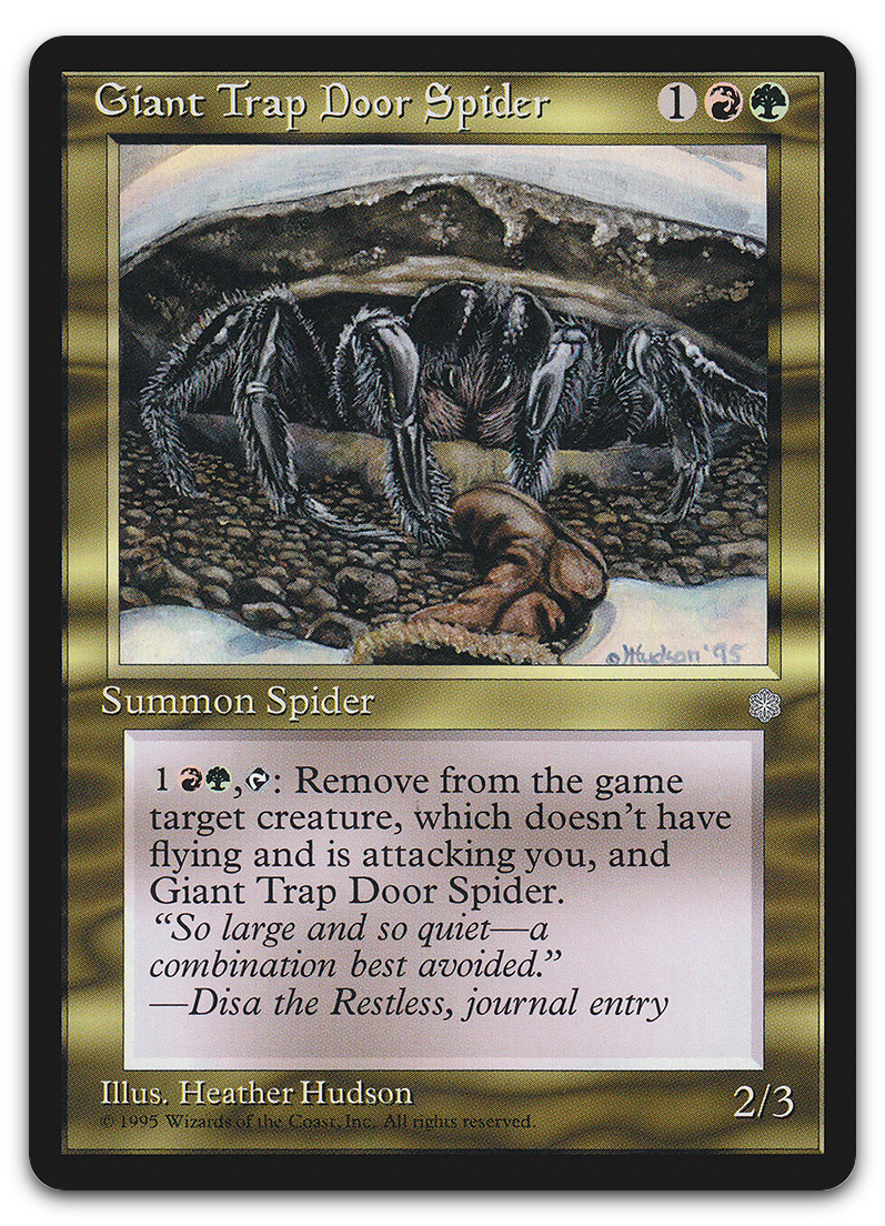 Giant Trap Door Spider (Ice Age)