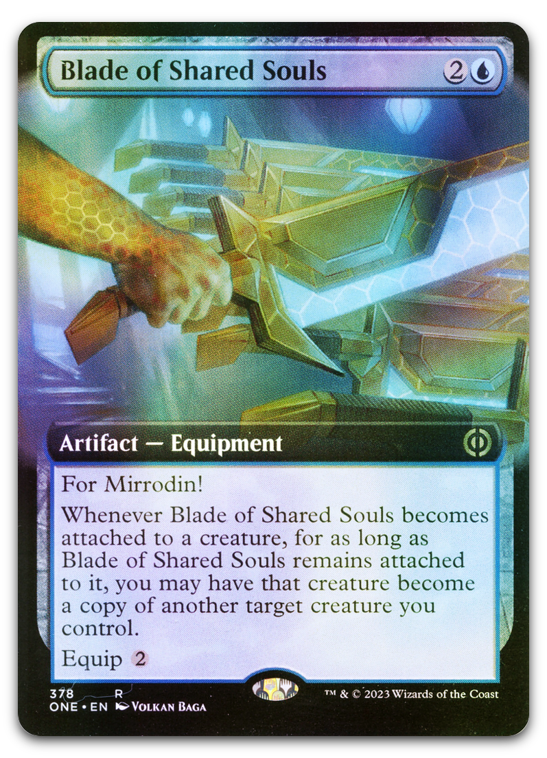 Blade of Shared Souls (Extended Art) (Phyrexia: All Will Be One)