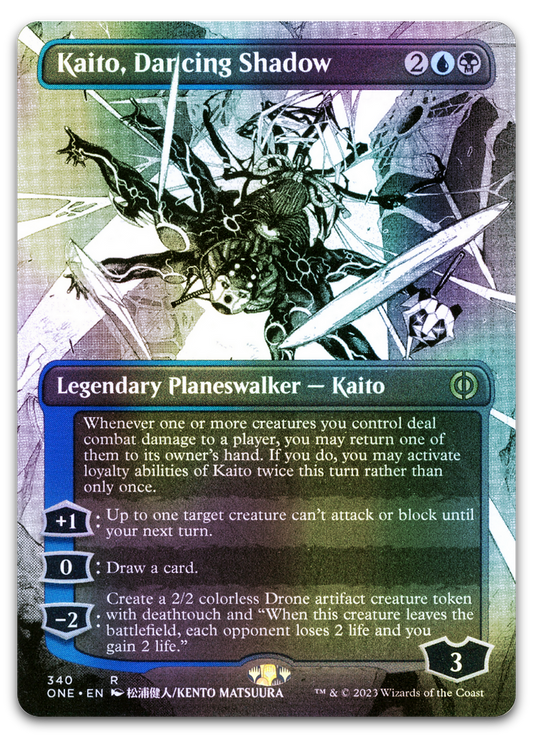 Kaito, Dancing Shadow (Borderless) (Phyrexia: All Will Be One)