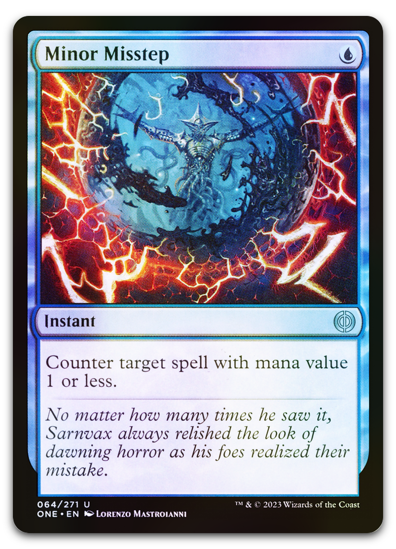 Minor Misstep (Phyrexia: All Will Be One)