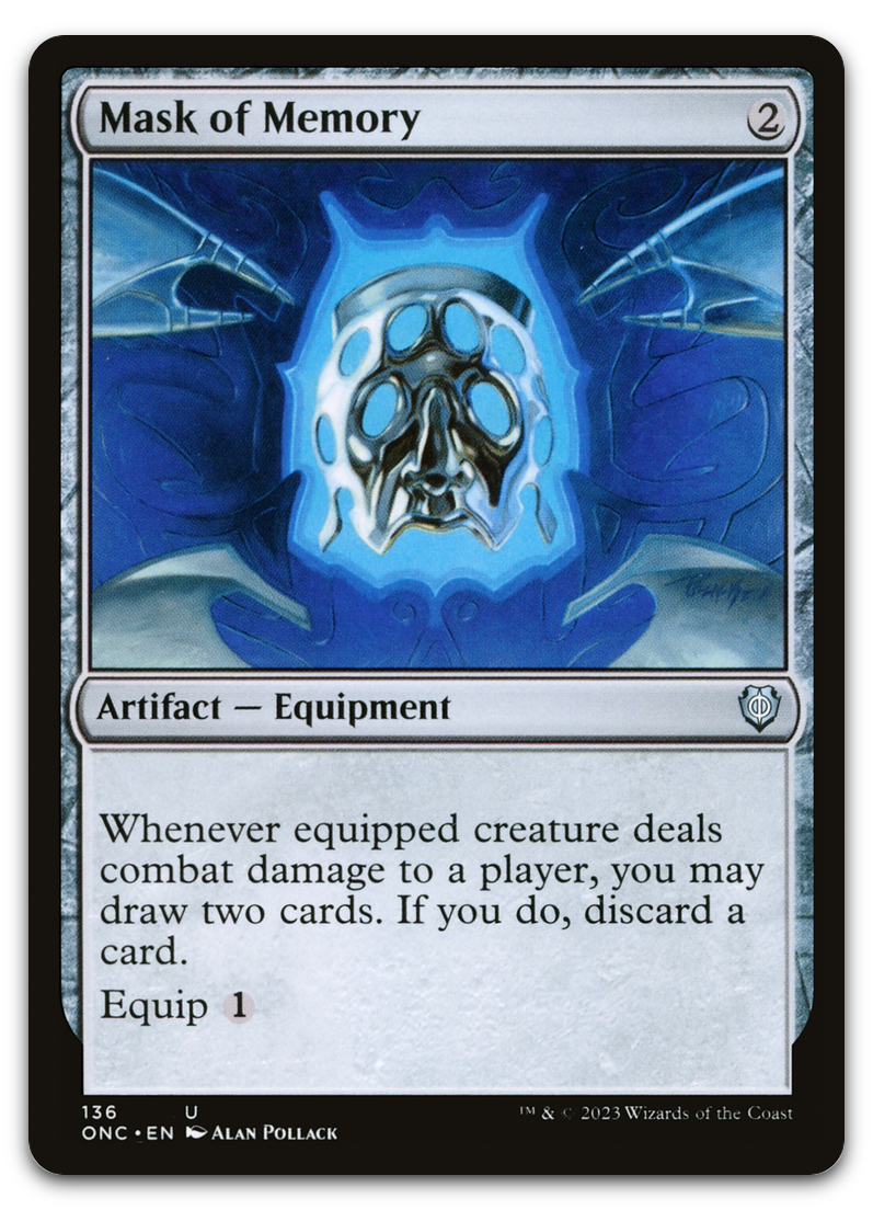 Mask of Memory (Commander: Phyrexia: All Will Be One)