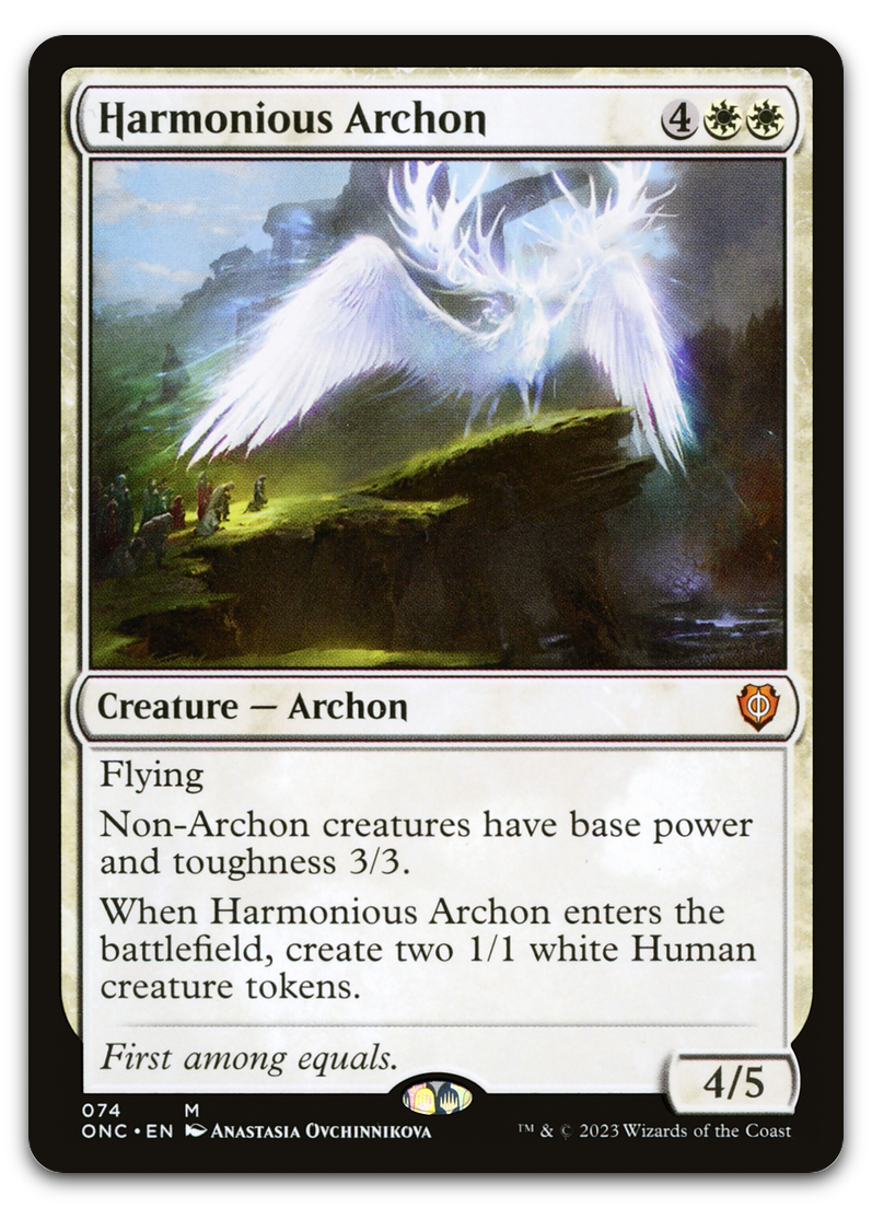 Harmonious Archon (Commander: Phyrexia: All Will Be One)