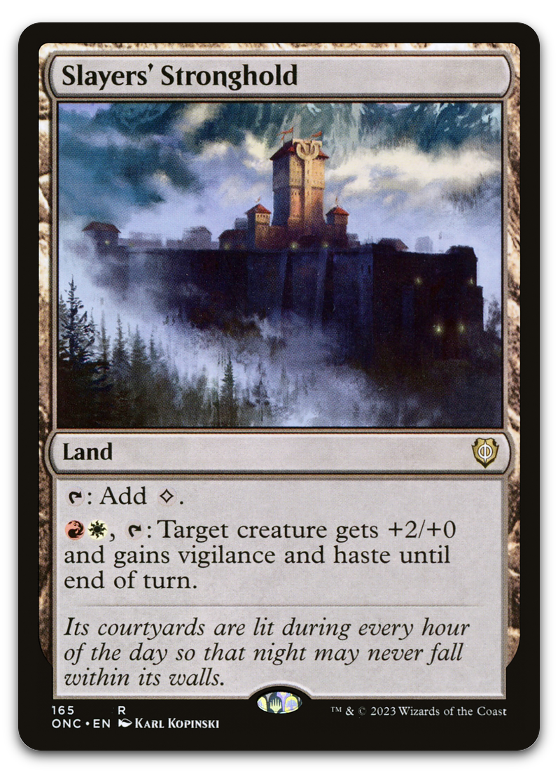 Slayers' Stronghold (Commander: Phyrexia: All Will Be One)