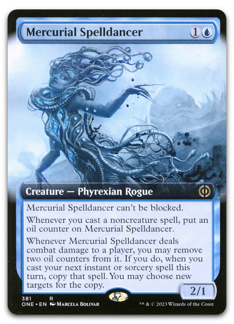 Mercurial Spelldancer (Extended Art) (Phyrexia: All Will Be One)