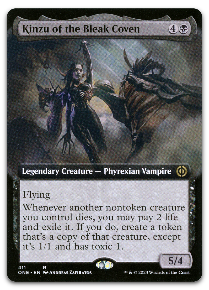 Kinzu of the Bleak Coven (Extended Art) (Phyrexia: All Will Be One)