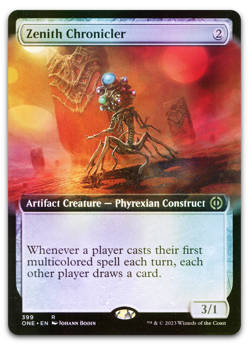 Zenith Chronicler (Extended Art) (Phyrexia: All Will Be One)