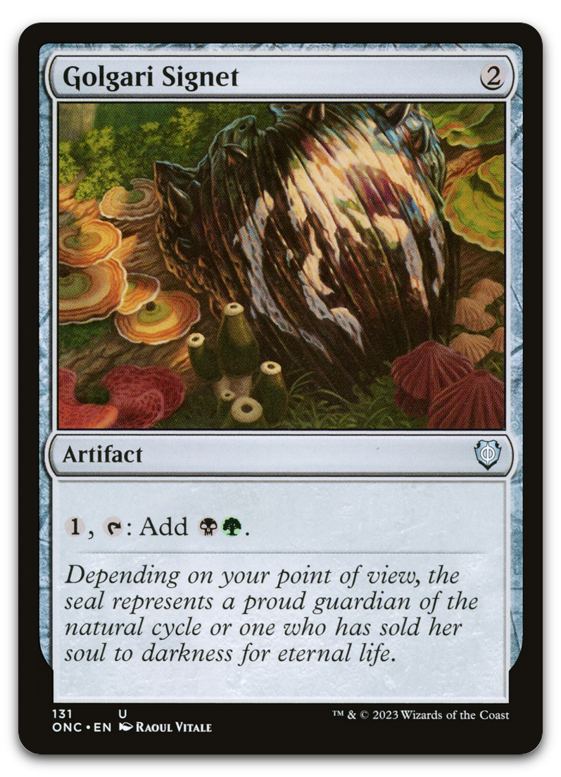 Golgari Signet (Commander: Phyrexia: All Will Be One)