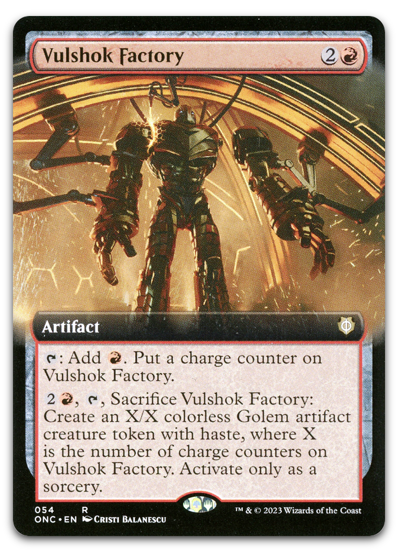 Vulshok Factory (Extended Art) (Commander: Phyrexia: All Will Be One)