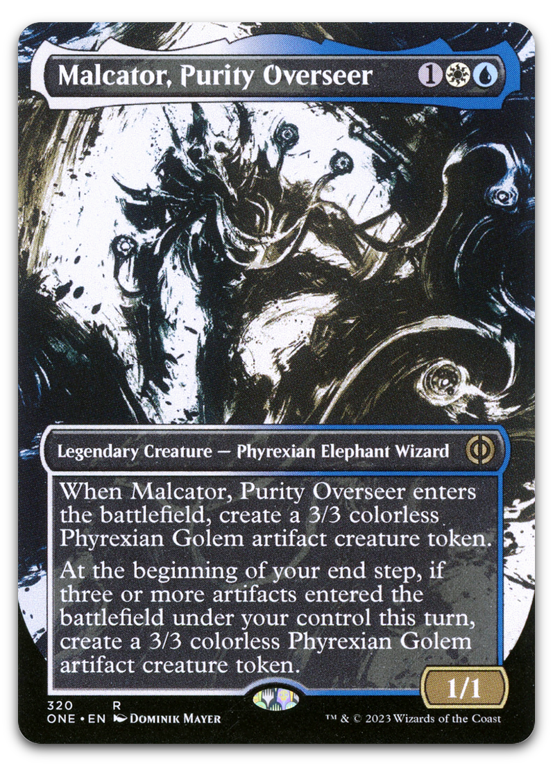 Malcator, Purity Overseer (Showcase) (Phyrexia: All Will Be One)