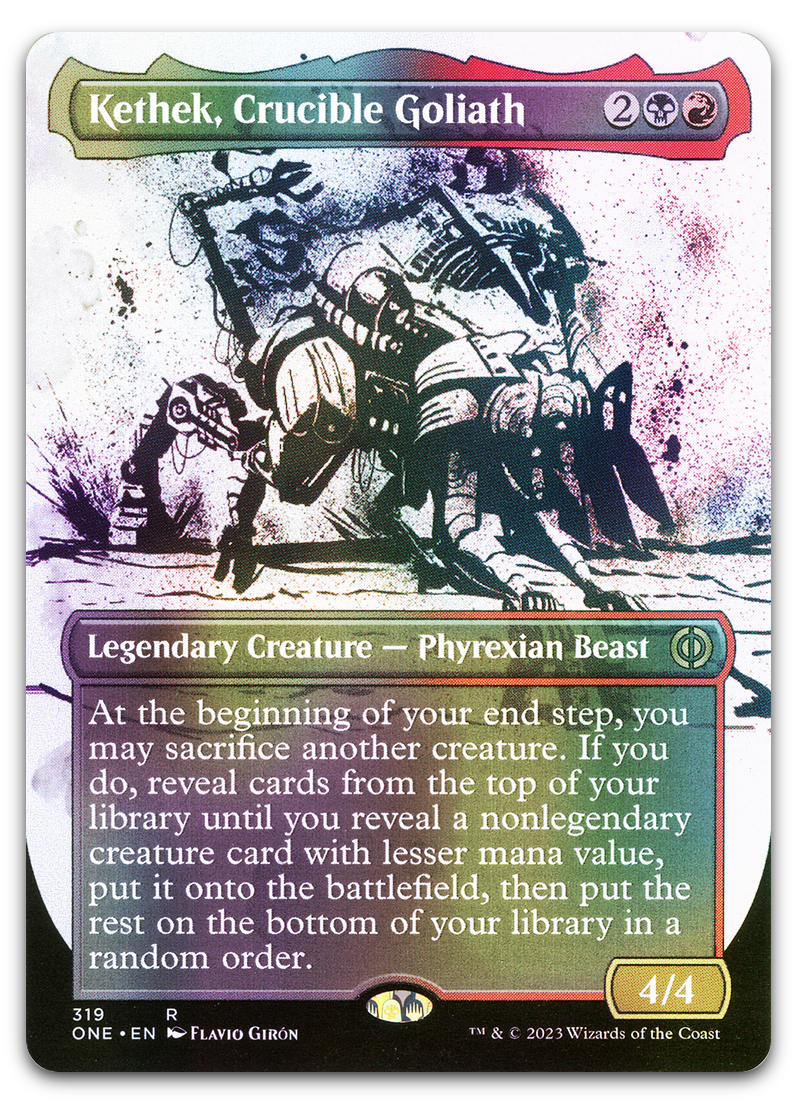 Kethek, Crucible Goliath (Showcase) (Phyrexia: All Will Be One)