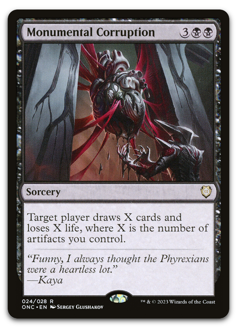 Monumental Corruption (Commander: Phyrexia: All Will Be One)